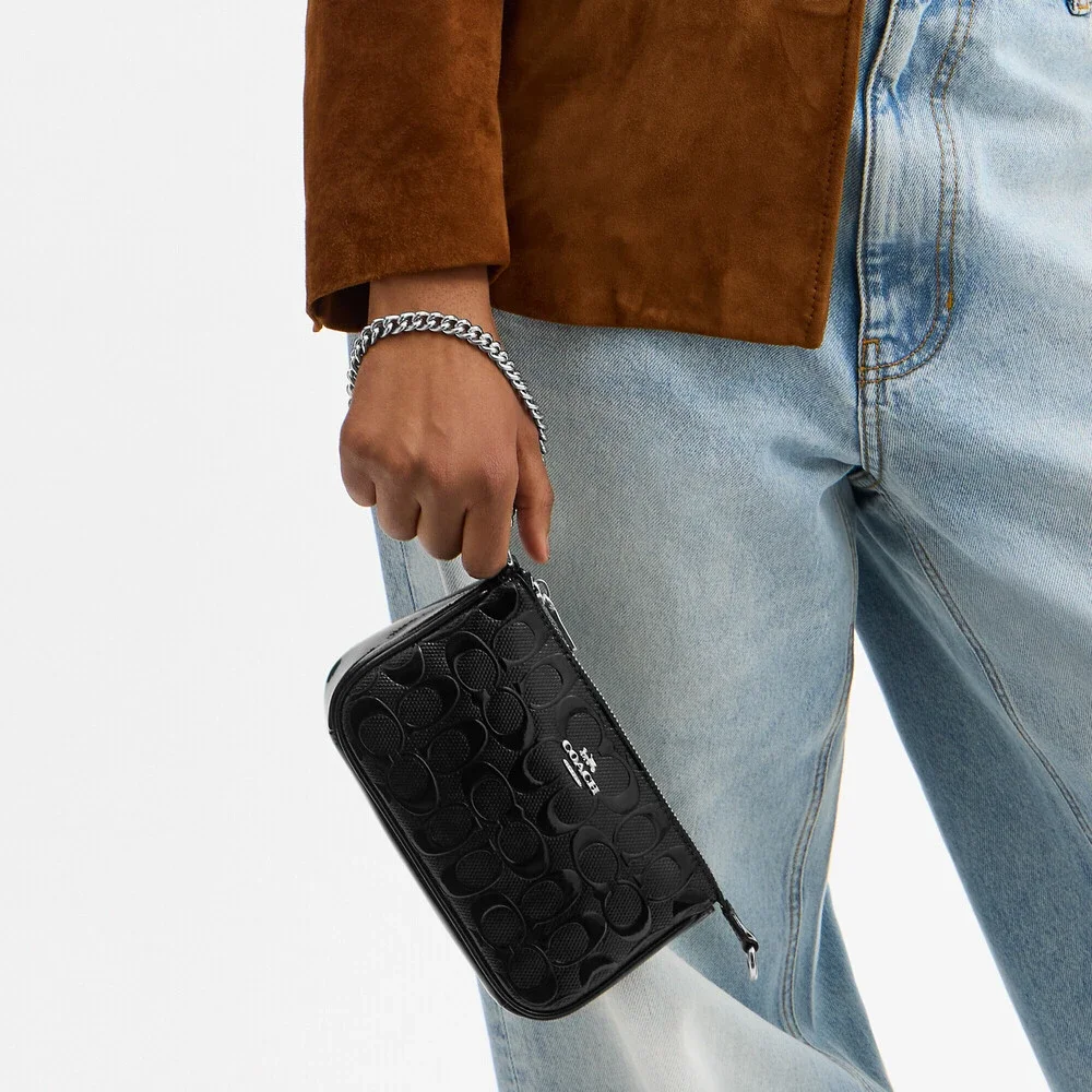 Coach Outlet Nolita 19 In Signature Leather With Heart Charm - Picture 3 of 3